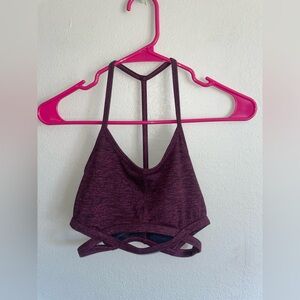 FP Movement by Free People Maroon Sports Bra